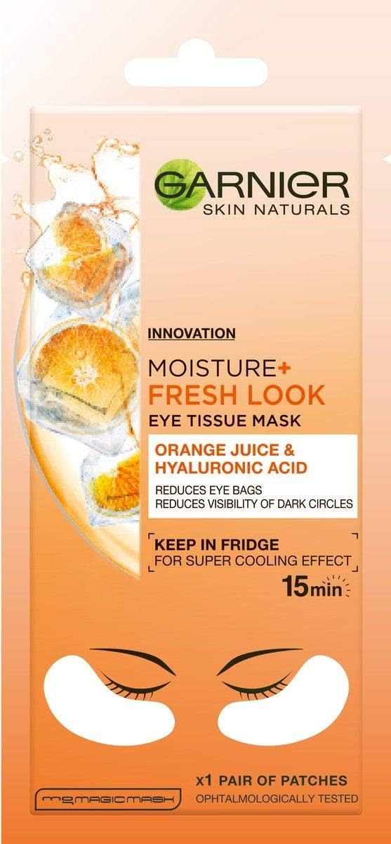 Garnier SkinActive Orange Juice Hydrating Eye Patches - Reduce Dark Circles