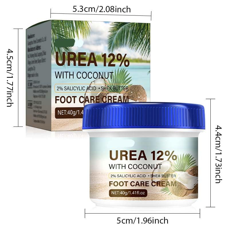 YelaJoy Urea 40% Plus Foot Cream - 2Pcs, 40g Each