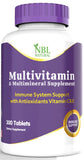 NBL NATURAL Adult Multivitamin for Women and Men - 300 Tablets