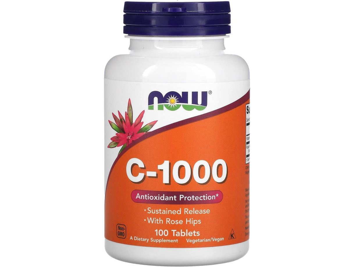 Now Foods فيتامين سي-1000 إطلاق مستدام - 100 قرص 