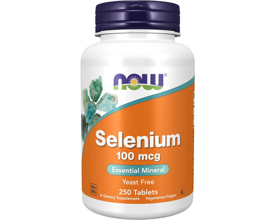 NOW Foods Supplements, Selenium (L-Selenomethionine) 100 mcg, Essential Mineral*, 250 Tablets