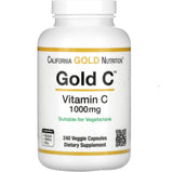 California Gold Nutrition, Gold C, فيتامين C بدرجة USP، 1000 مجم، 240 كبسولة نباتية