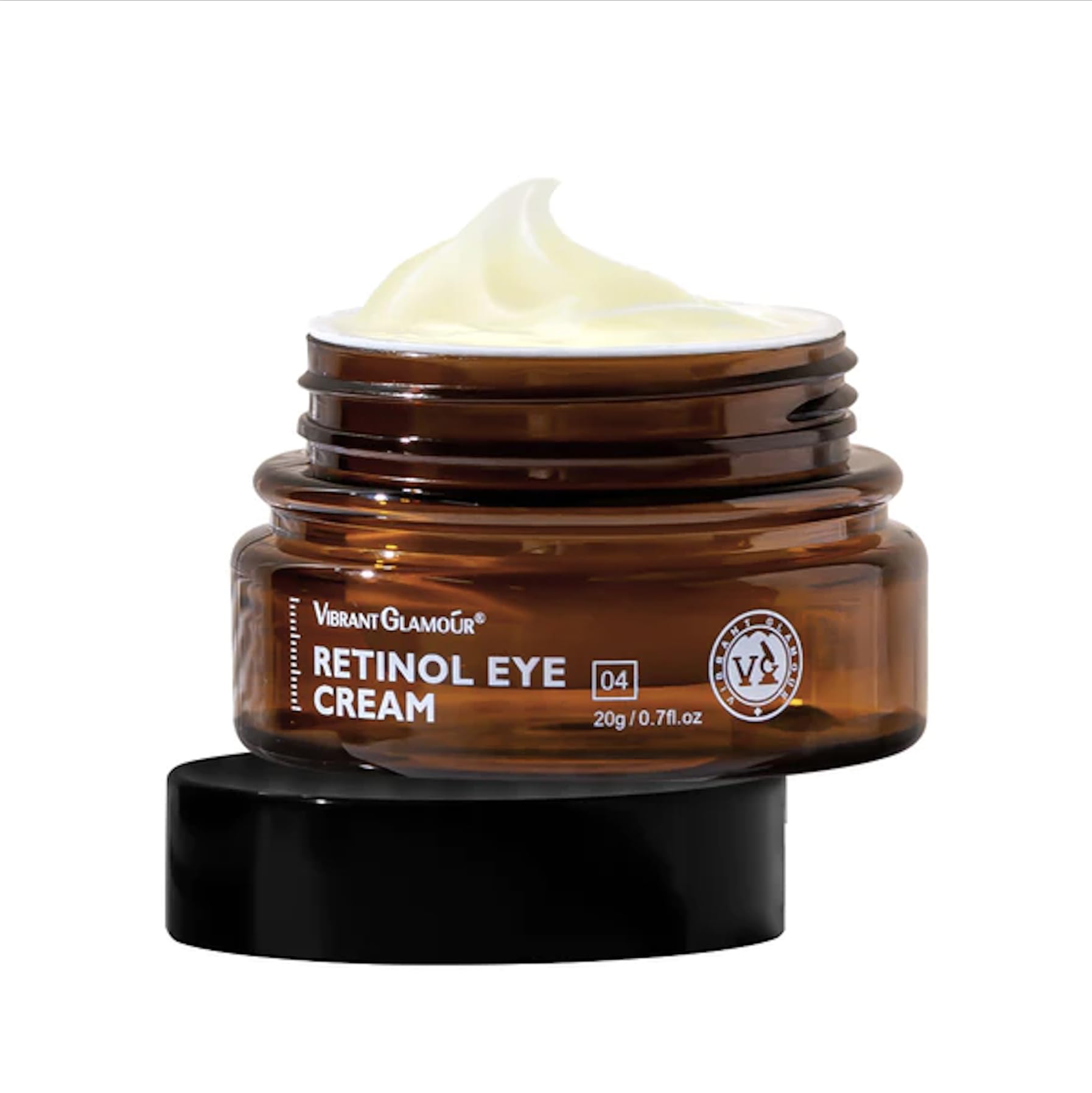 Vibrant Glamour Retinol Eye Cream: Reduce Dark Circles & Fine Lines