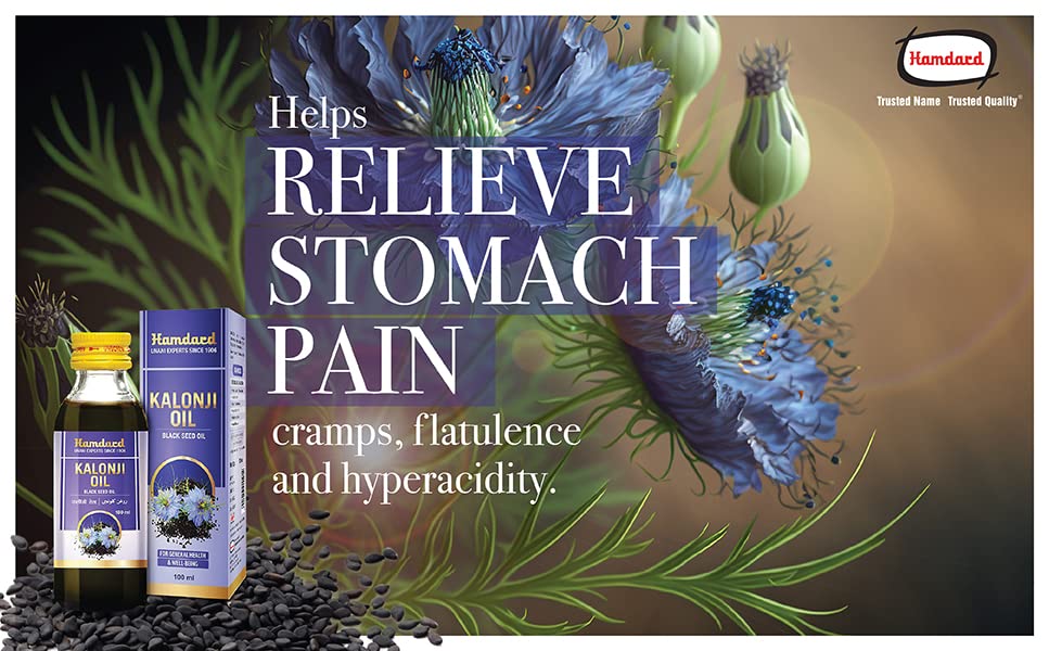 Hamdard Kalonji Black Seed Oil 100ml - Pure & Natural