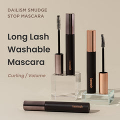 HEIMISH Dailism Smudge Stop Mascara - 0.32 oz/9 g (Curling) | Non-Smudge Curly Mascara | Washable Non-Clumping Waterproof Mascara for Eye Makeup | Kbeauty