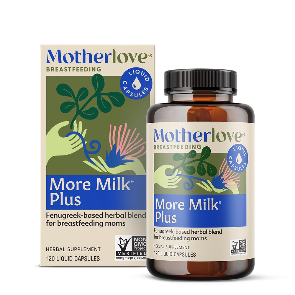 Motherlove More Milk Plus - Herbal Lactation Support Capsules (120 Count)