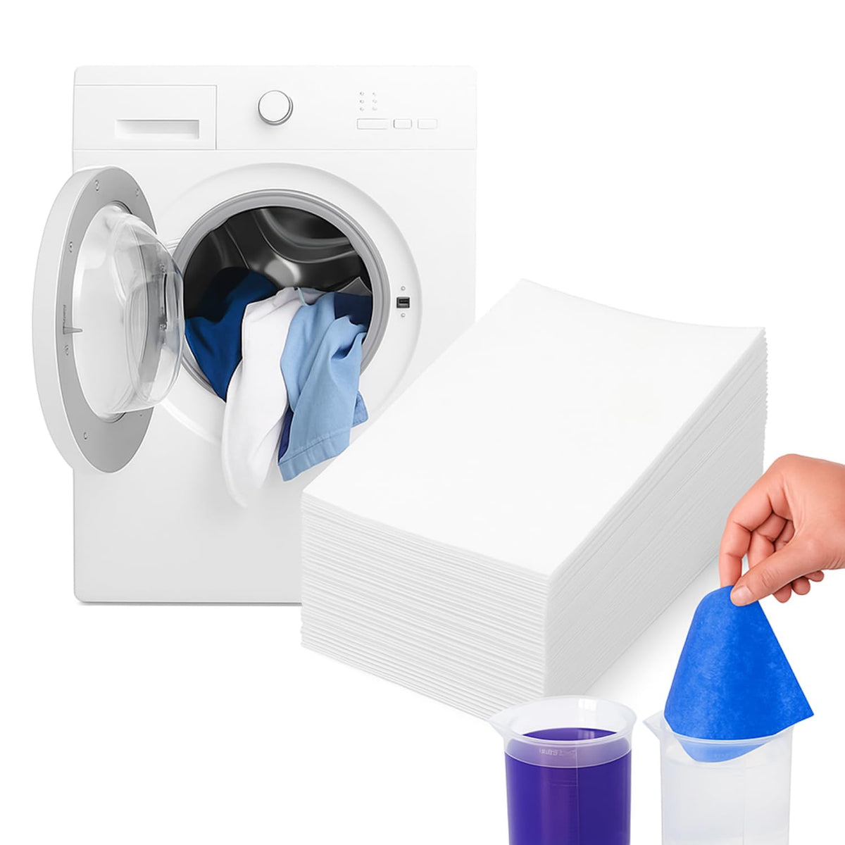 One Kitten Color Protection Sheets for Laundry - 120 Sheets