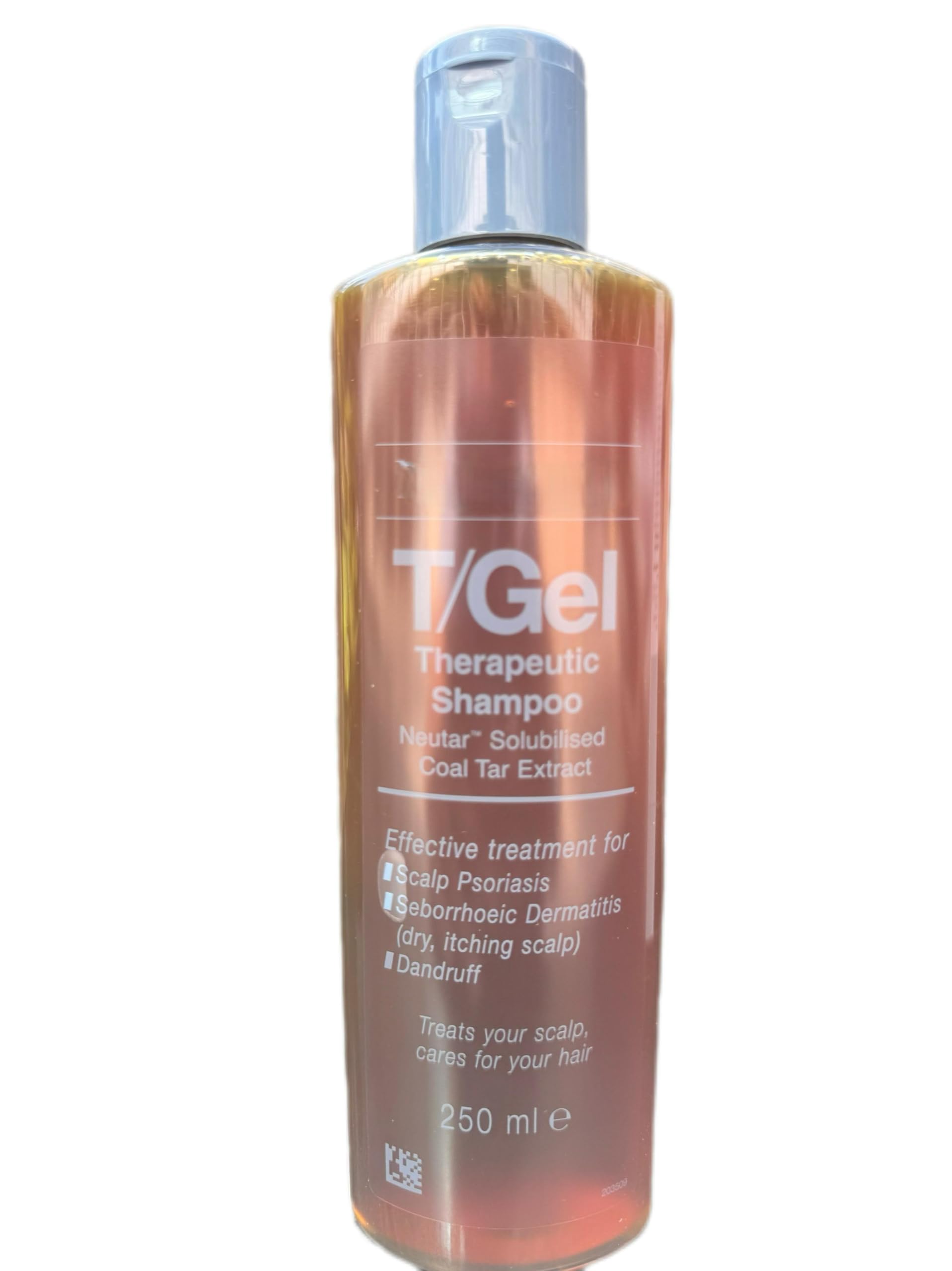 T/Gel Tgel Coal Tar Therapeutic Shampoo - Anti-Dandruff Shampoo for Flaky, Itchy Scalp - 2 x 250ml