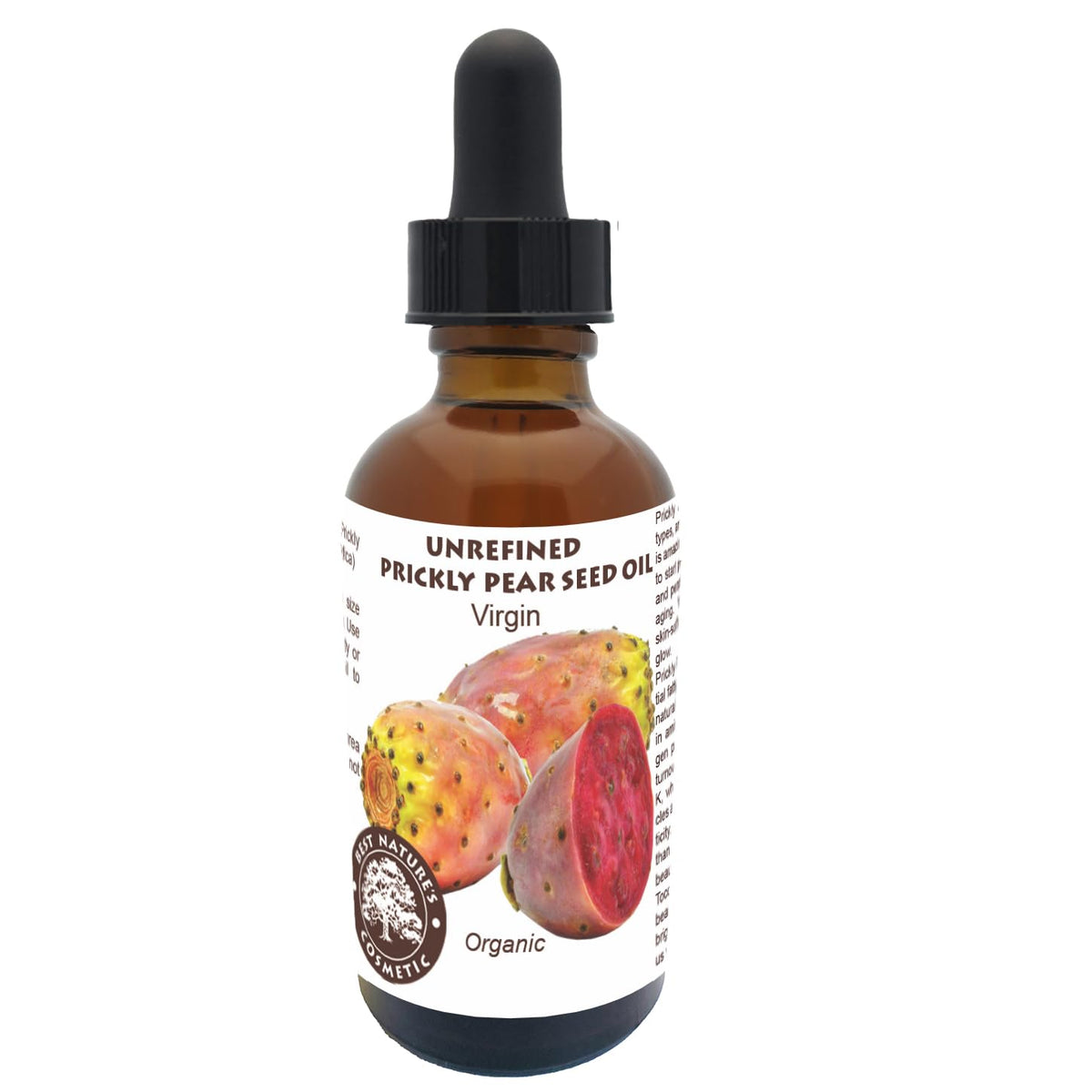 Nature's Cosmetics Organic Prickly Pear Seed Face Oil, 15ml