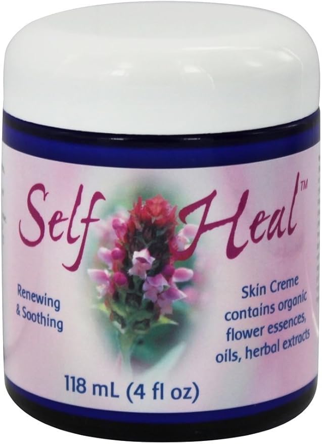 Flower Essence Services Self Heal Skin Cream - 4 fl oz (118 ml) - Natural Skin Repair & Soothing