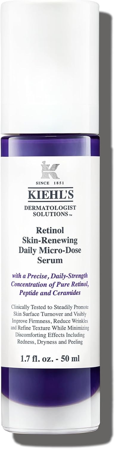 سيروم Kiehl's الدقيق للريتينول يوميًا: مكافح للشيخوخة وملطف لتجاعيد بشرة