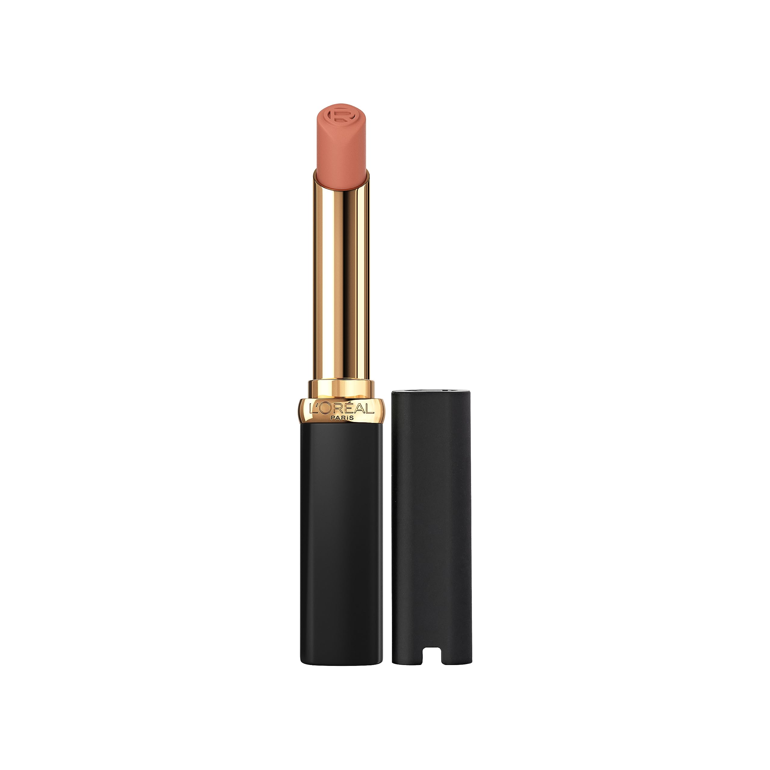 L'Oreal Paris Colour Riche Intense Volume Matte Lipstick - Le Nude Resilient - 16HR Wear with Hyaluronic Acid - 0.06 Oz