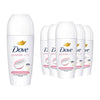 Dove Powder Anti-Perspirant Roll On Deodorant - 48H Protection, 6x 50ml