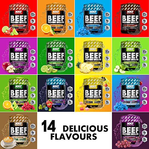 NXT Beef Protein Isolate 540g Green Apple - High Protein Dairy-Free Keto Friendly