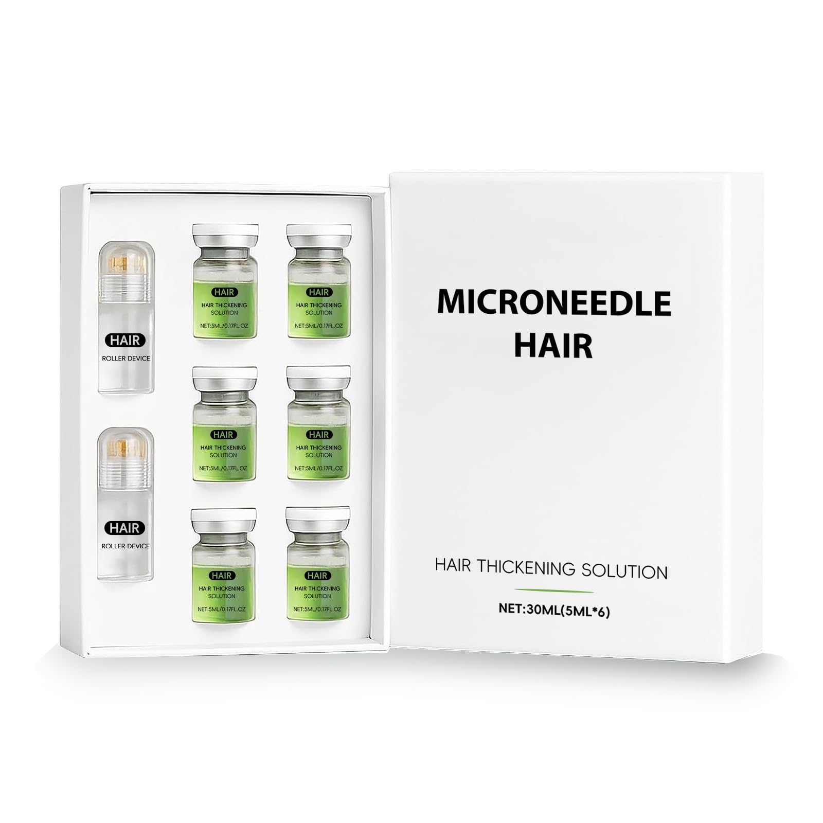 Hair Regrowth System - Advanced Growth Care with Peppermint & Ginger, Thicker Healthier Hair