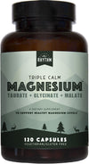 Natural Rhythm Triple Calm Magnesium Blend - 150mg Easily Absorbable Formula