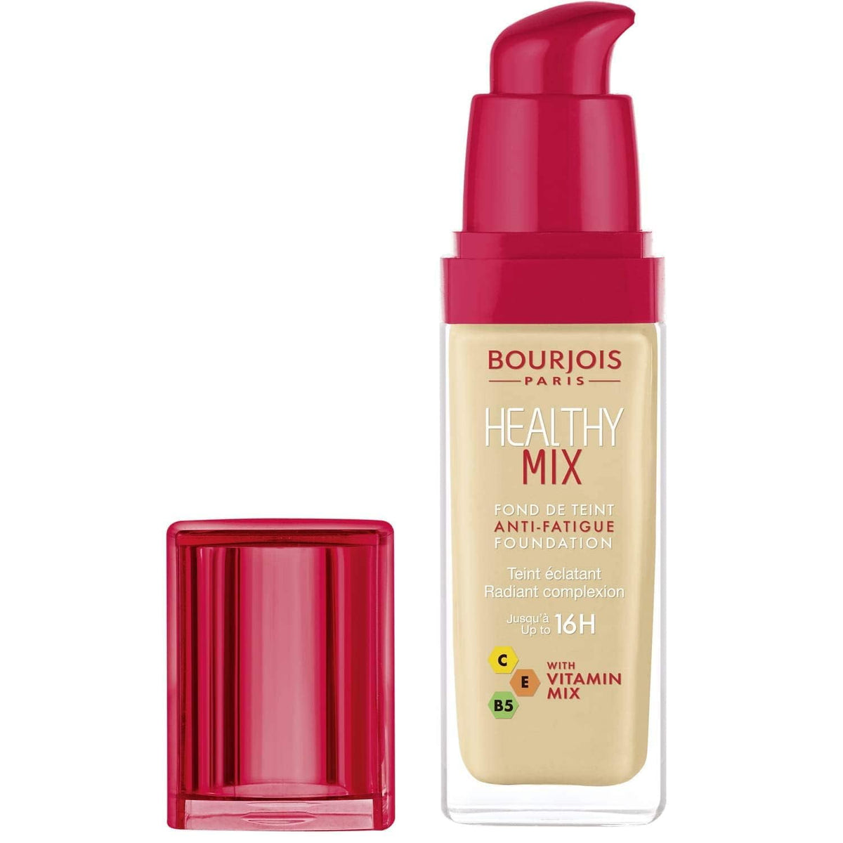 Bourjois Healthy Mix Anti-Fatigue Foundation - 52 Vanilla (30ml)