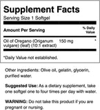 Swanson Oregano Oil 10:1 Extract-Natural Supplement Promoting Digestive Health-Respiratory & Urinary Tract Health Support (120 Softgels, 150mg Each)
