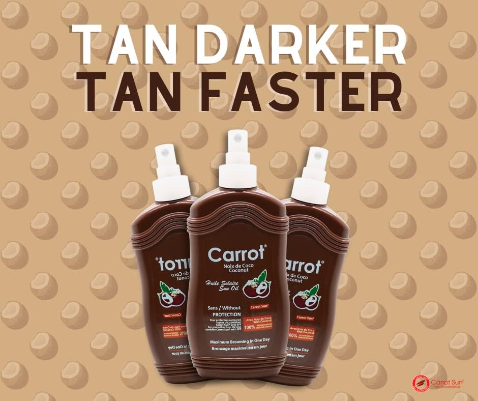 Carrot Sun Coconut Tanning Oil Spray - 200ml