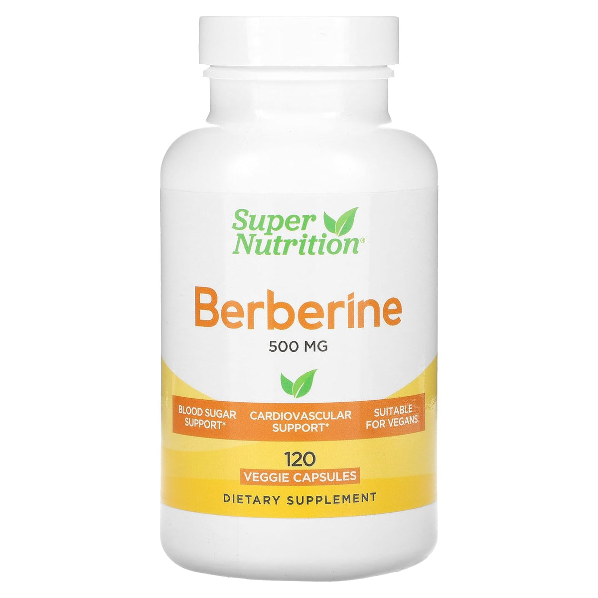 Berberine 500mg California Gold Nutrition Supplement, Veggies Capsules, Metabolism Boosting