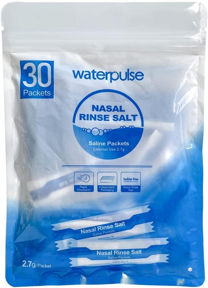 Nasal Wash Salt Rinse Mix (30 Packets x 2.7g) - Allergic Rhinitis & Nose Cavity Protector