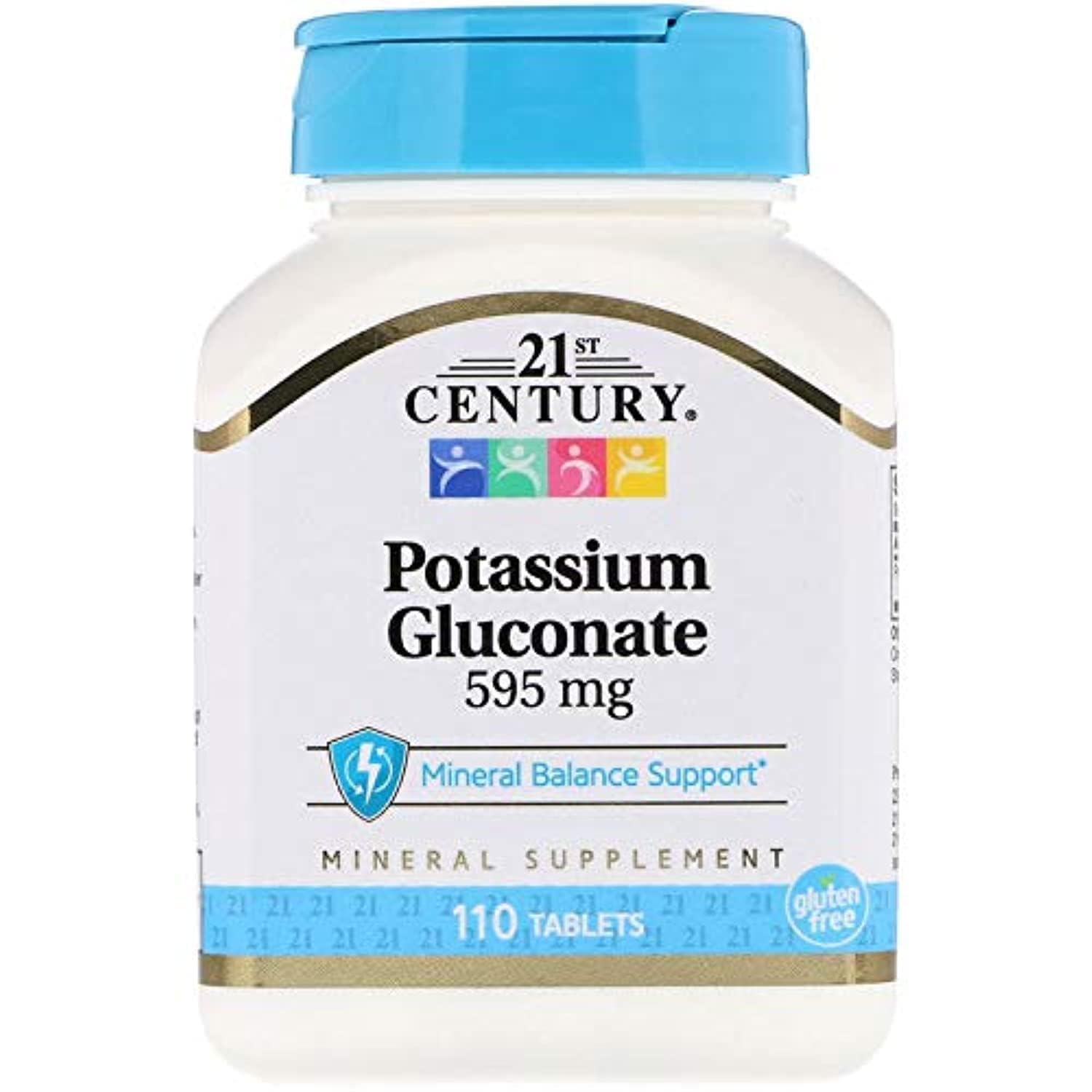 21st Century Potassium 595mg - 110 Tablets for Daily Support
