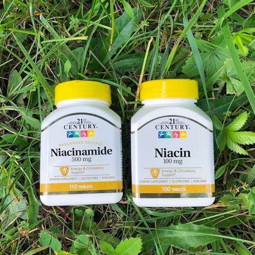 21st Century Niacinamide 500mg - 110 Tablets for Skin & Metabolism