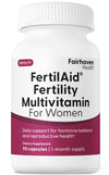 Fairhaven Health FertilAid for Women - 90 Veggie Caps, Fertility Support Supplement