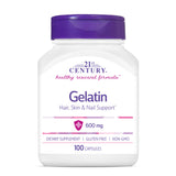 21st Century Gelatin Capsules - 600mg, 100 Count