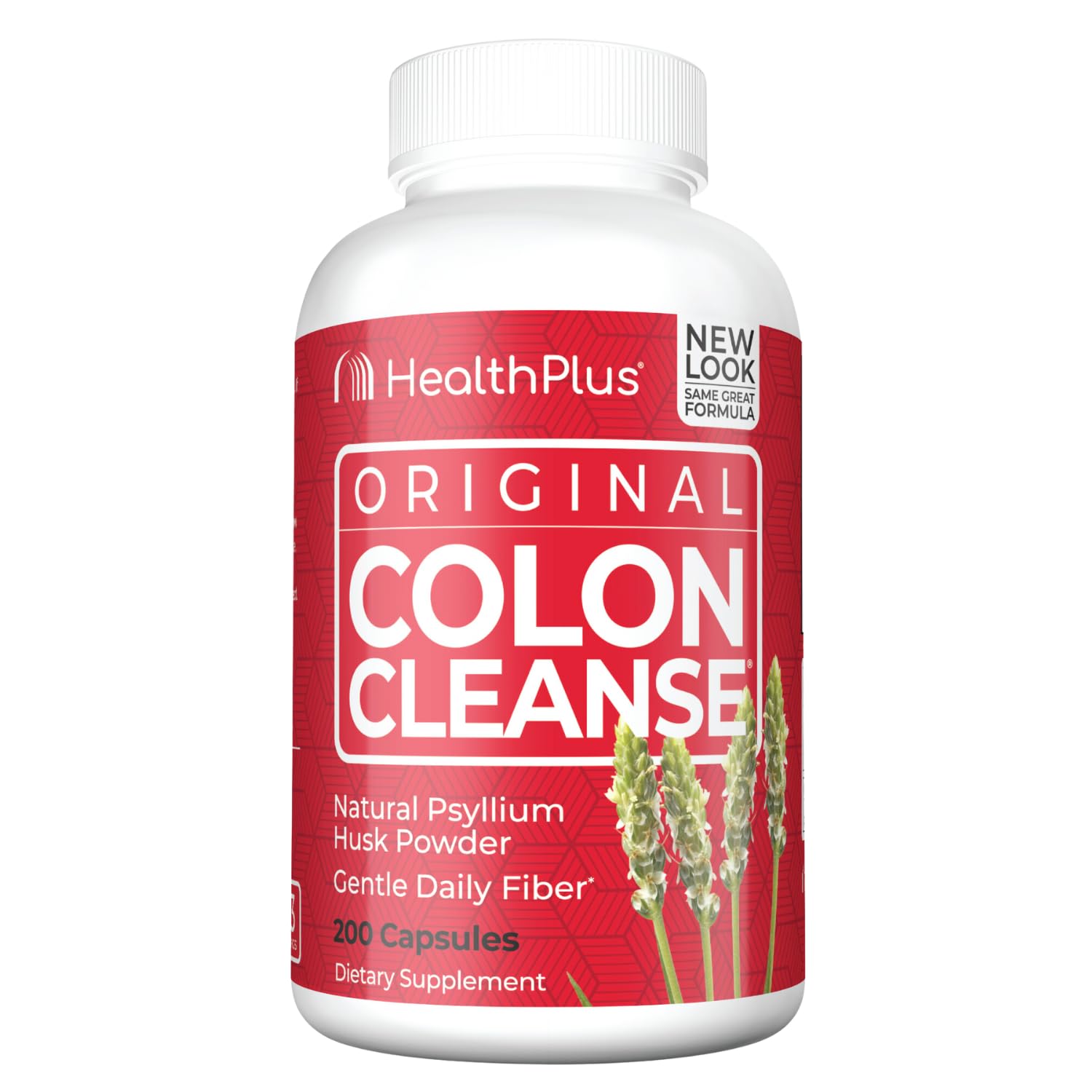 Health Plus The Original Colon Cleanse Caps 625mg 200 Capsules - Advanced Digestive Support