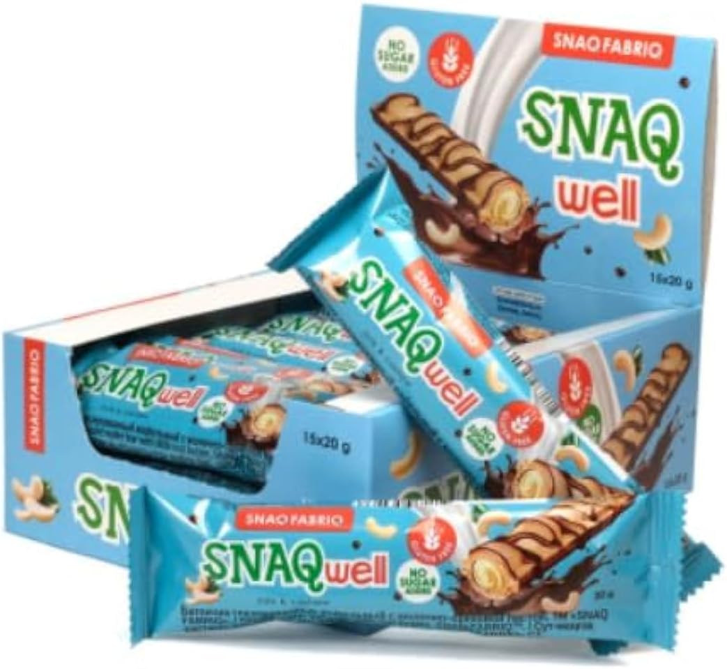 Snaq Fabriq بسكويت خالي من الغلوتين بدون سكر مضاف - زبدة حليب باللوز - ٢٠ جرام