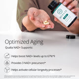 Qualia NAD+ Booster، 1 شهر، لتعزيز الطاقة والتركيز مع NIAGEN.