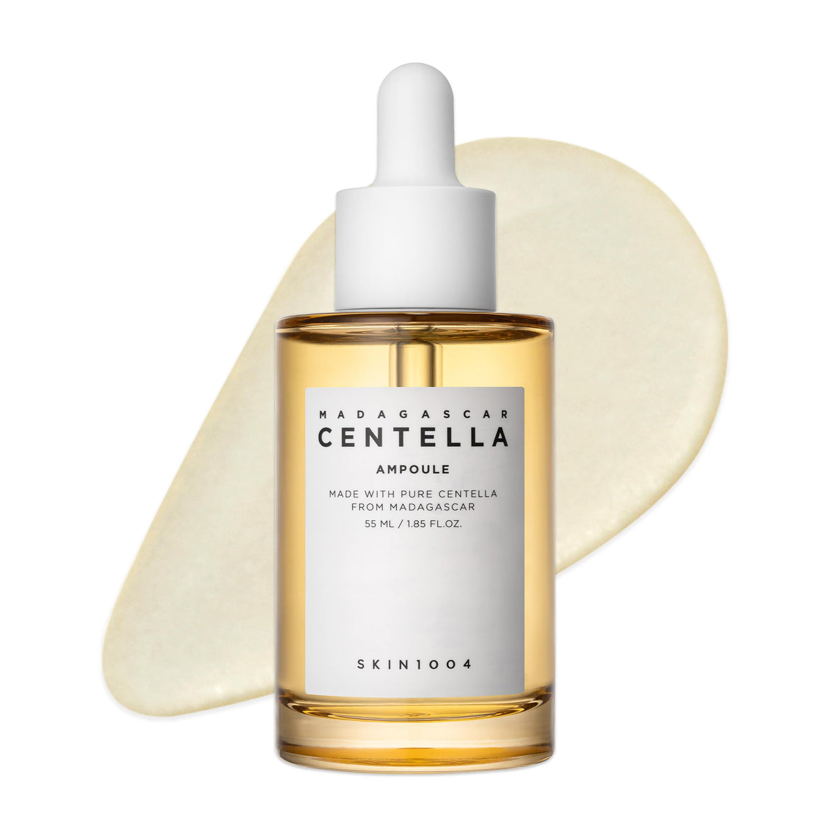 SKIN1004 Madagascar Centella Asiatica Ampoule Facial Serum - Soothes Acne Prone & Sensitive Skin - 55ml