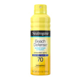 Neutrogena Beach Defense Spray Sunscreen SPF 70 – Fast Absorbing, Water-Resistant, Oil-Free Sun Protection (6.5 oz)