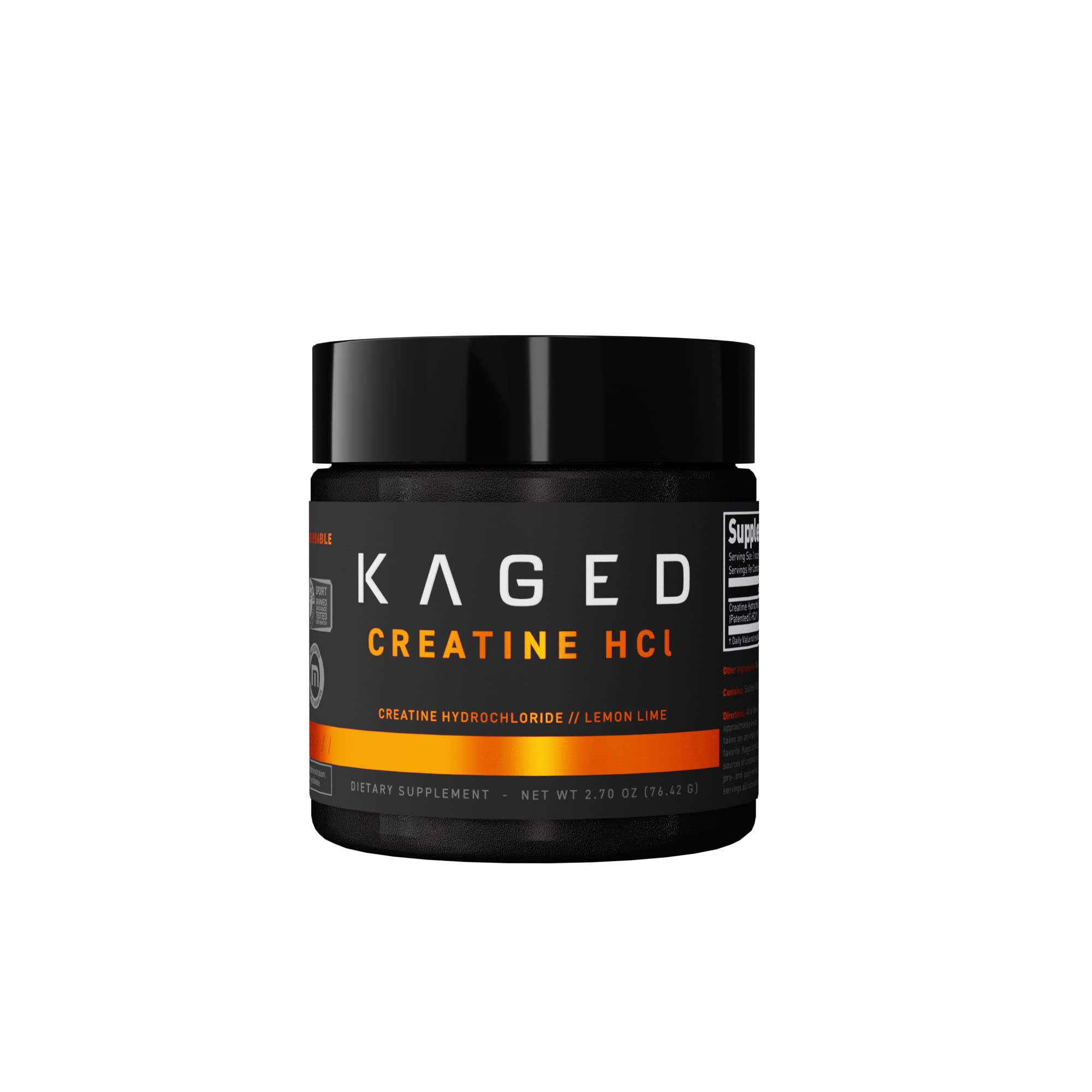 Kaged Muscle Patented C-HCL Creatine – Lemon Lime 2.70 oz (76.425 g)
