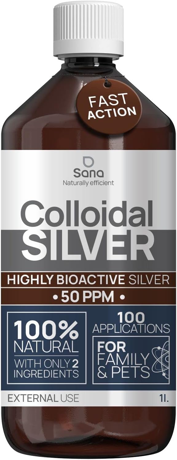 Best Naturals Catharsis Colloidal Silver 50 PPM 1000ml Human & Pet