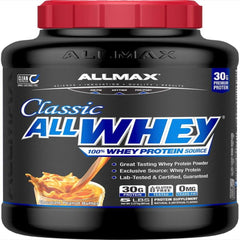 ALLMAX Classic ALLWHEY, Chocolate Peanut Butter - 5 lb - 30 Grams of Protein Per Scoop - Gluten Free - Approx. 49 Servings