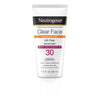 Neutrogena واقي شمسي سائل للوجه - عامل حماية من الشمس ٣٠ - خالٍ من الزيوت وغير كوميدوغينيك للبشرة المعرضة لحب الشباب - ٣ أونصة سائلة