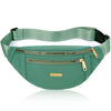 Adjustable Waterproof Fanny Pack for Sports & Travel - Green Crossbody Bag