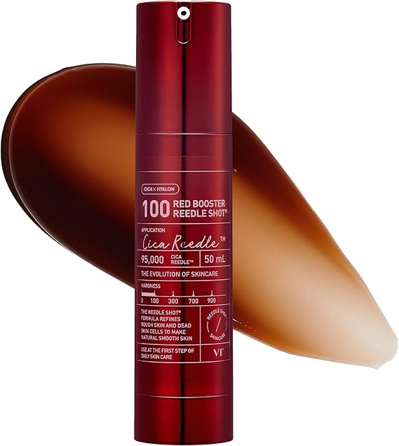 VT COSMETICS Red Booster Reedle Shot 100 - Microneedling Serum for Acne & Inflammation
