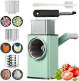 NALACAL Rotary Drum Grater - Manual Slicer & Shredder for Vegetables & Cheese