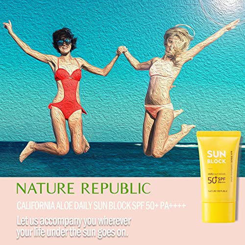 Nature Republic Aloe USA Sunblock SPF50+ PA++++ Daily Moisture Sunscreen 2021 57 ml