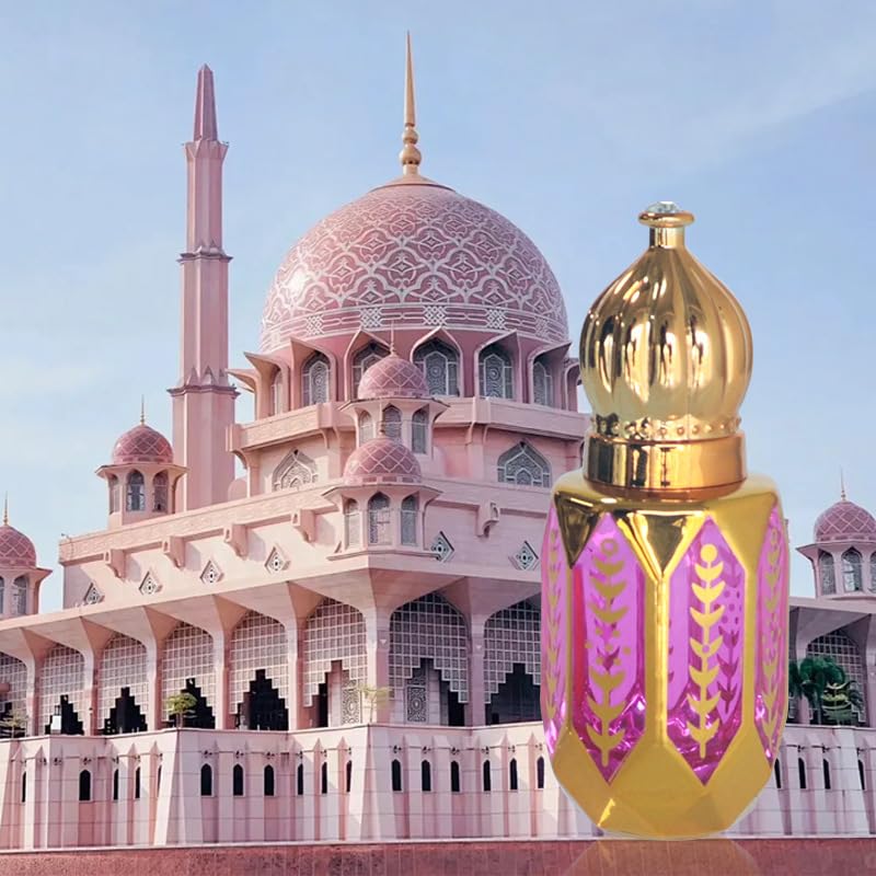 Arabian Roll-On Perfume Oil for Women - Long-Lasting Rose, Apple & Ambergris Scent (10ml)