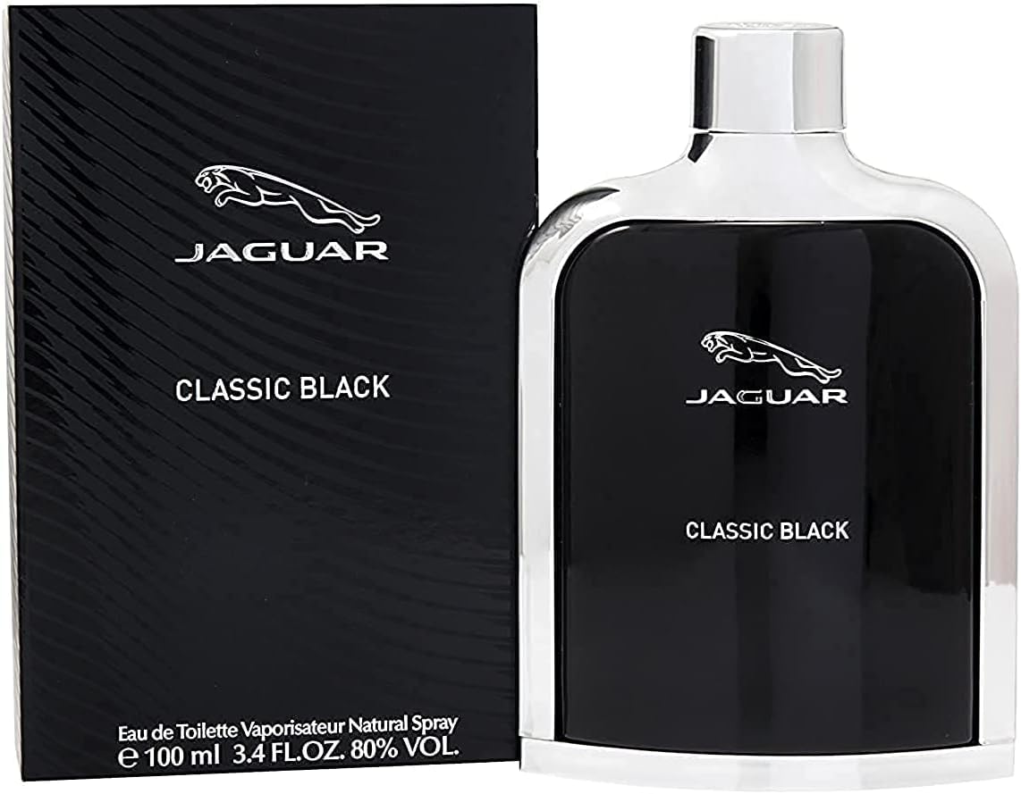Jaguar Classic Black EDT for Men 3.4oz