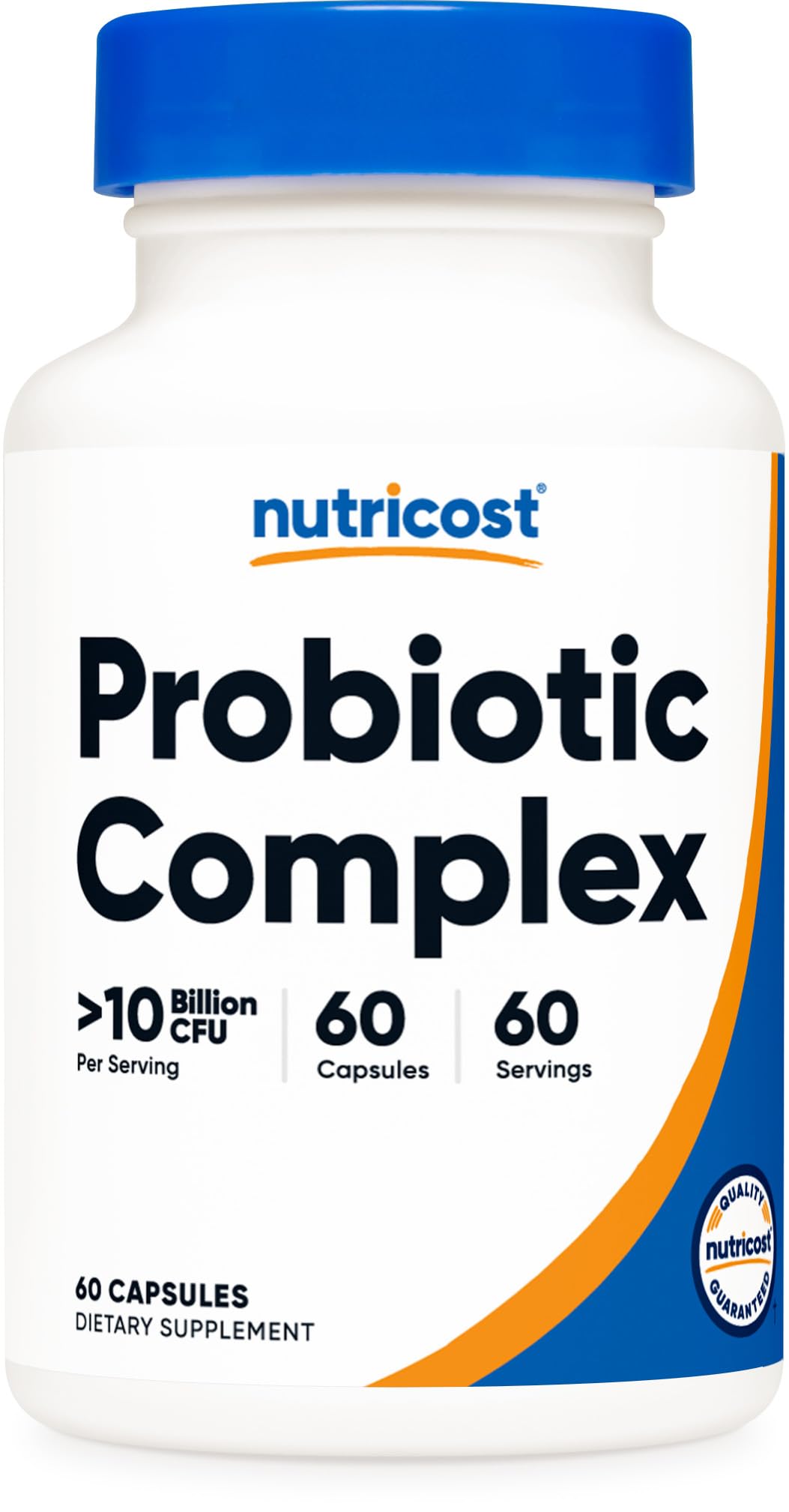 Nutricost Probiotic Complex - 10 Billion CFU with 9 Strains - Digestive Health Supplement - 60 Capsules
