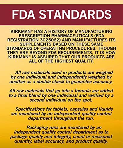 Kirkman Alpha Ketoglutaric Acid 300 mg - 100 Capsules for Energy Metabolism