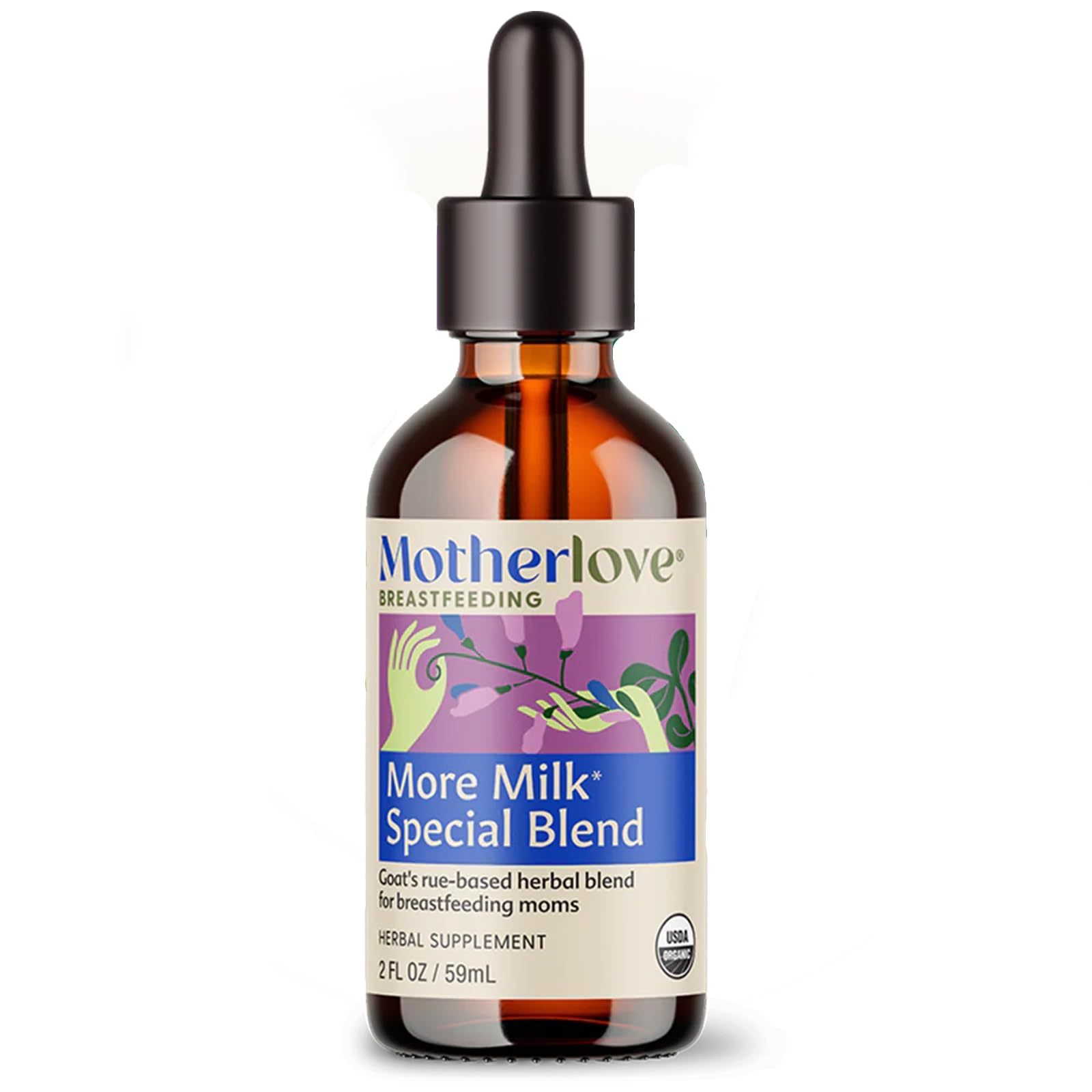 Motherlove More Milk Special Blend - Alcohol-Free Lactation Support (4 fl oz)