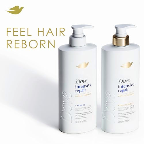 Dove Intensive Repair Shampoo - 28 fl oz | Bio-Protein & Amino Serum for Damaged Hair
