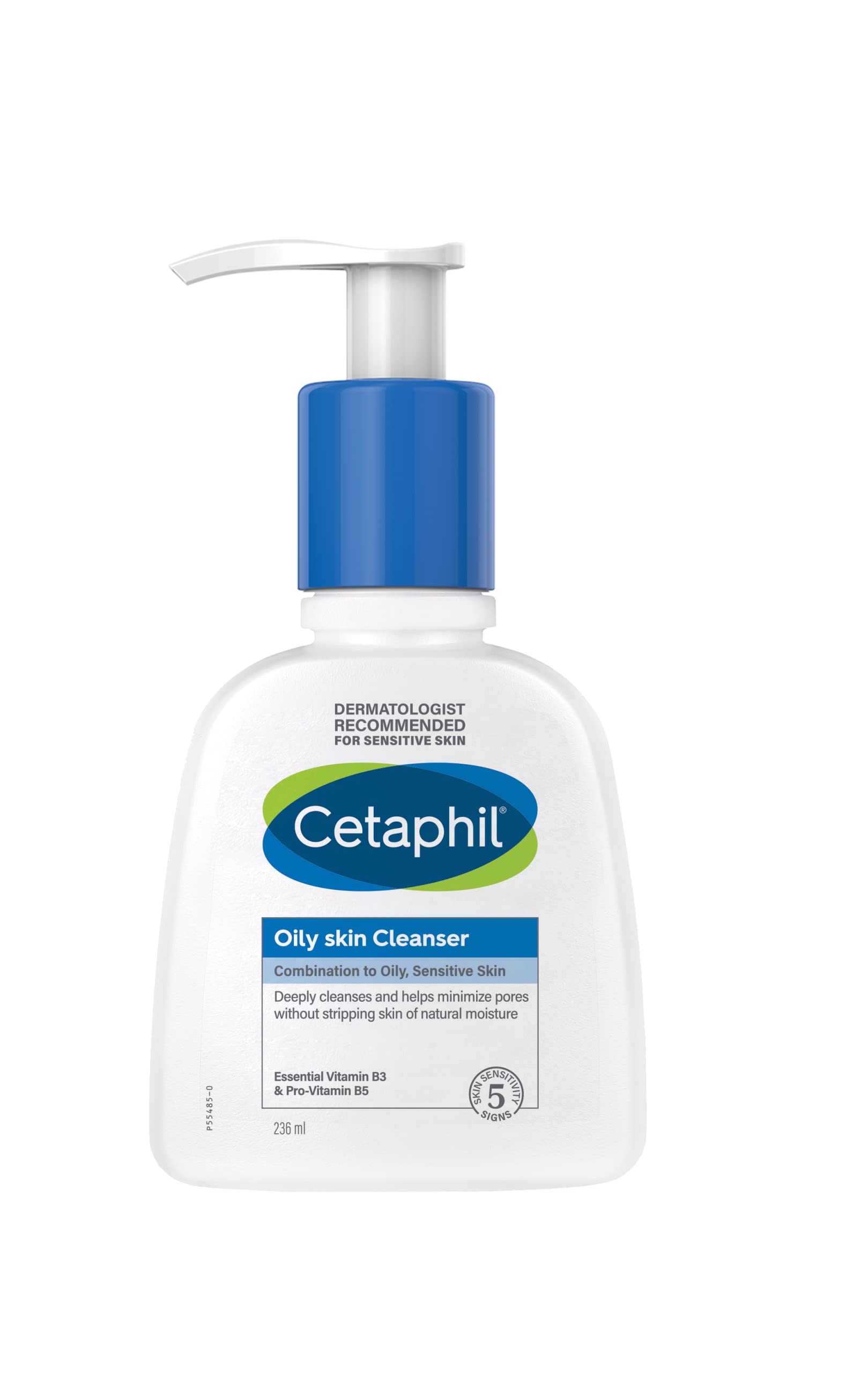 Cetaphil Oily Skin Cleanser, Man & Woman, Face & Body Wash, Combination to Oily, Sensitive, 236 ml