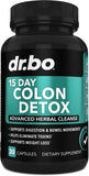 15-day colon cleanse pills with ginger for weight loss and constipation relief